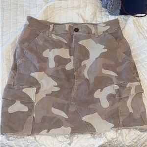 Ultra High Rise Camo Skirt
